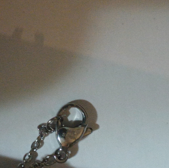 Pink Austrian Crystal Butterfly Star Shaped Pendants Necklace Set silver - Picture 13 of 15